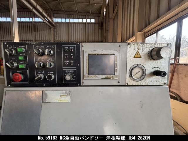 NC全自動バンドソー｜津根精機｜TB4-262GN｜中古機械リスト｜大沼機工